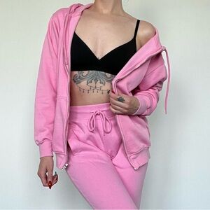 FASHION NOVA bubblegum pink sweat set